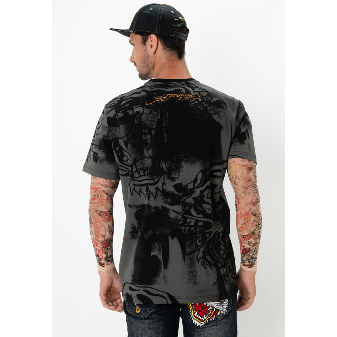 Full-Print Tiger Men Regular Tee-Ed Hardy Asia