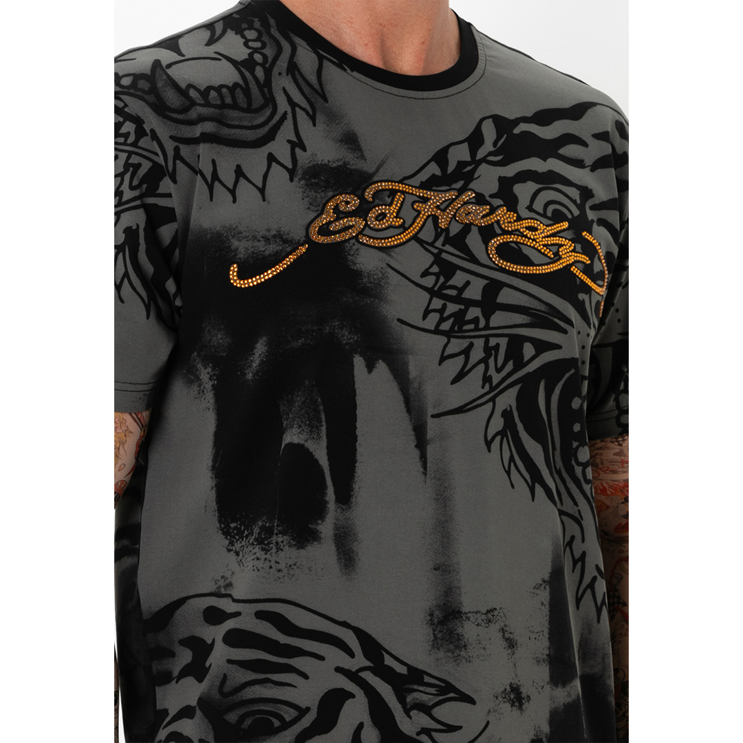 Full-Print Tiger Men Regular Tee-Ed Hardy Asia