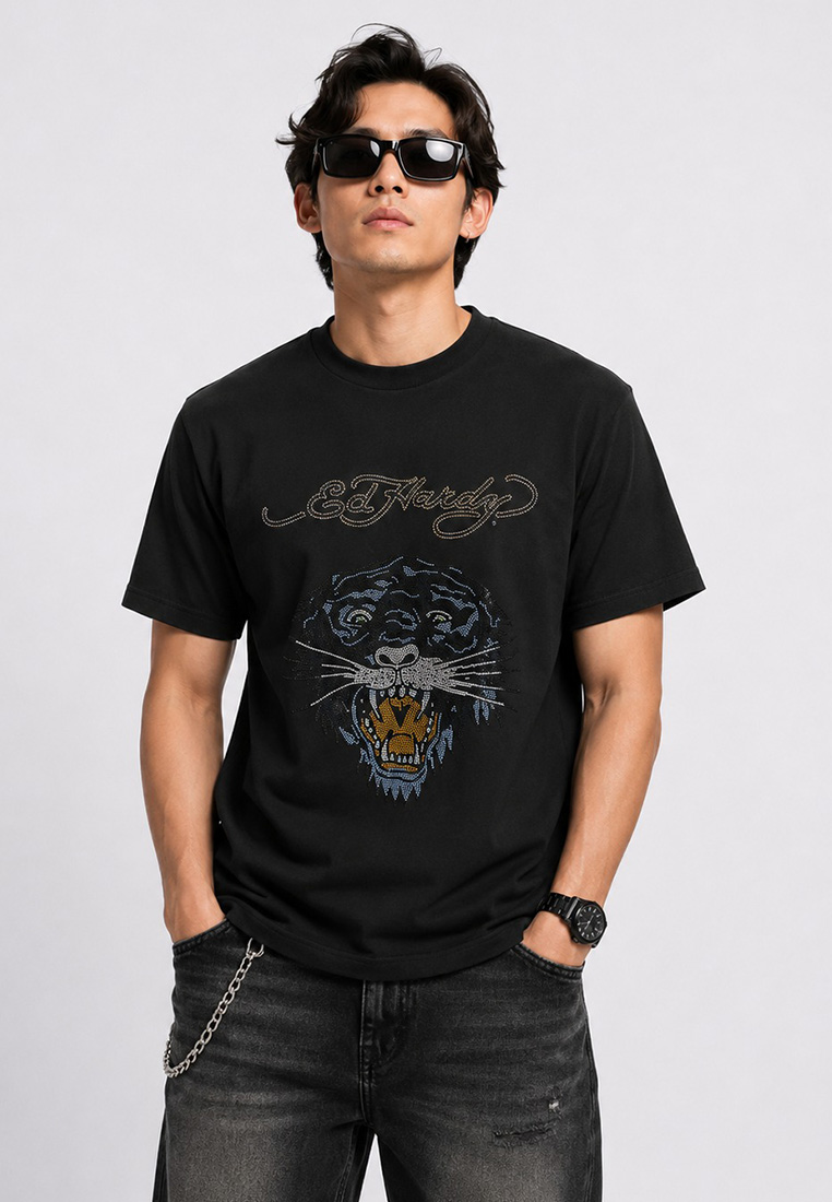 Sapphire Tiger Men Regular Tee