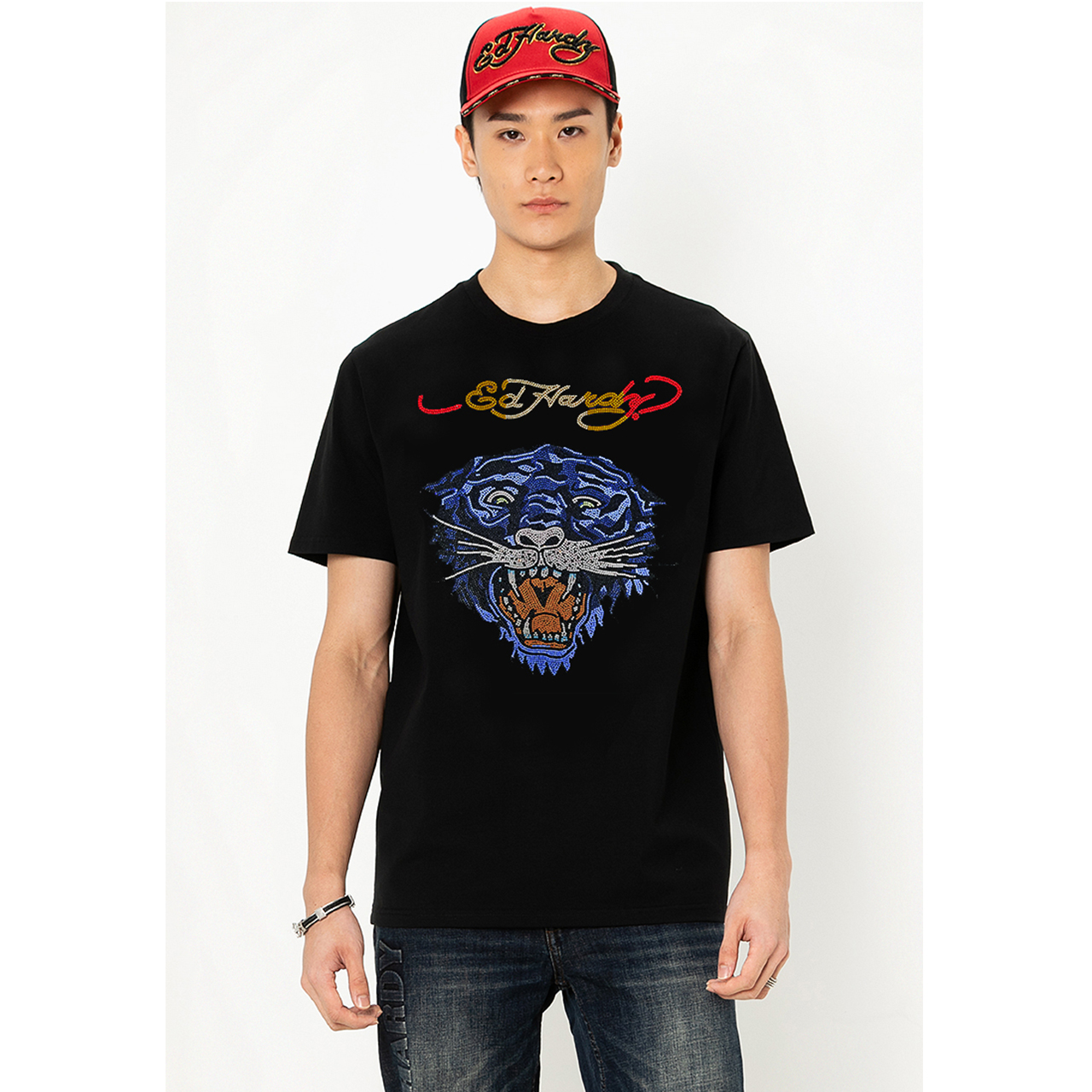 Sapphire Tiger Men Regular Tee