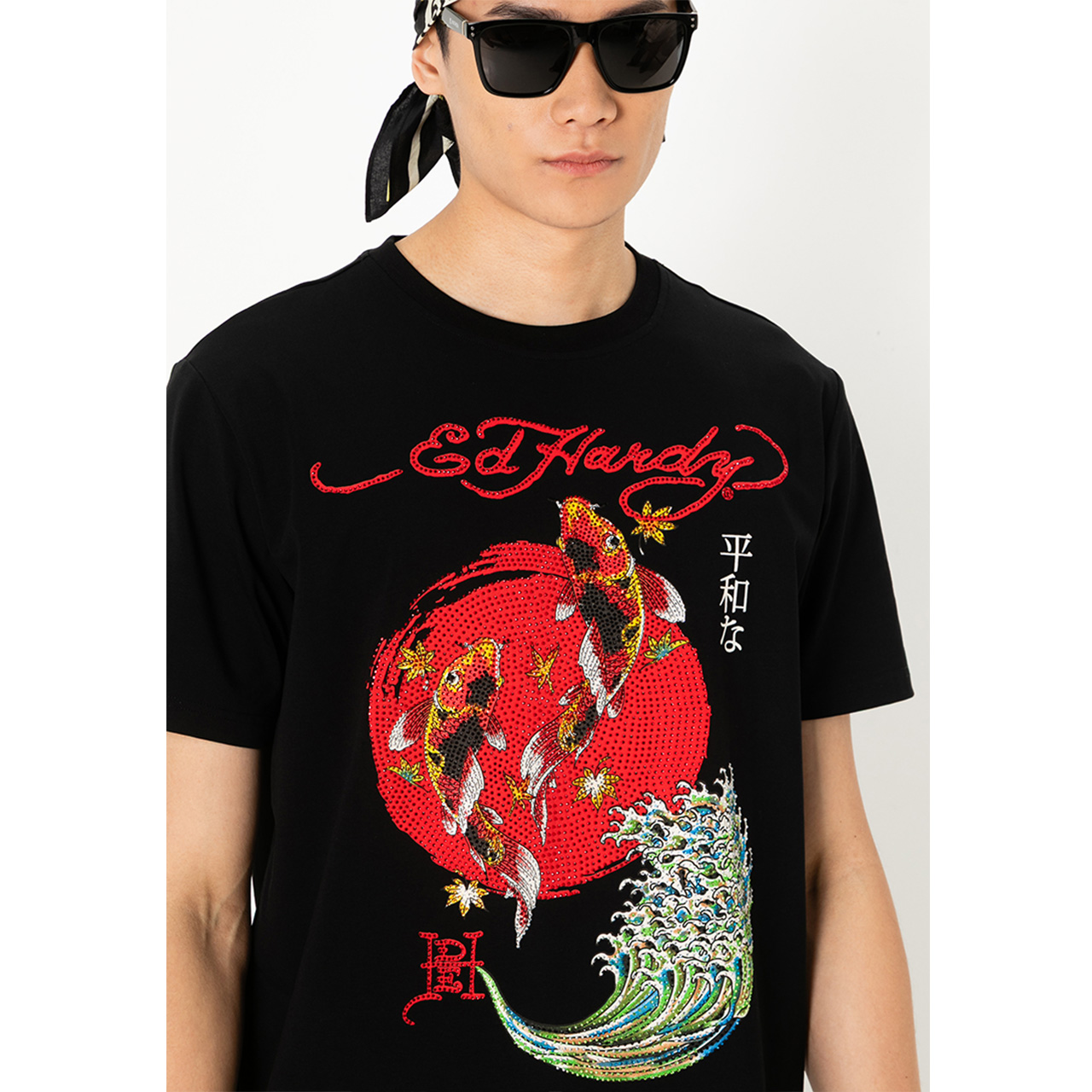 Ed Hardy Fortune Sun Koi Regular Tee