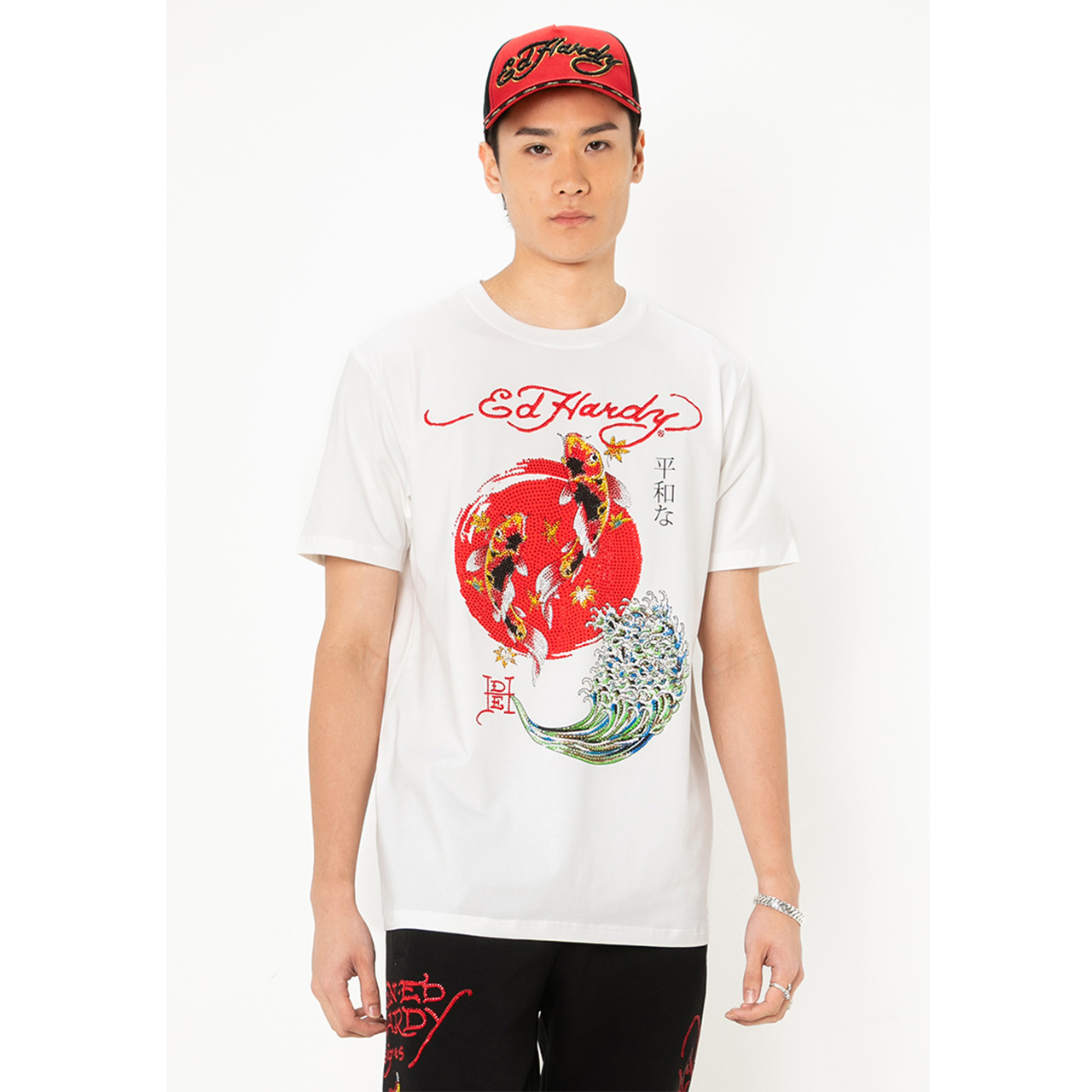 Ed Hardy Fortune Sun Koi Regular Tee
