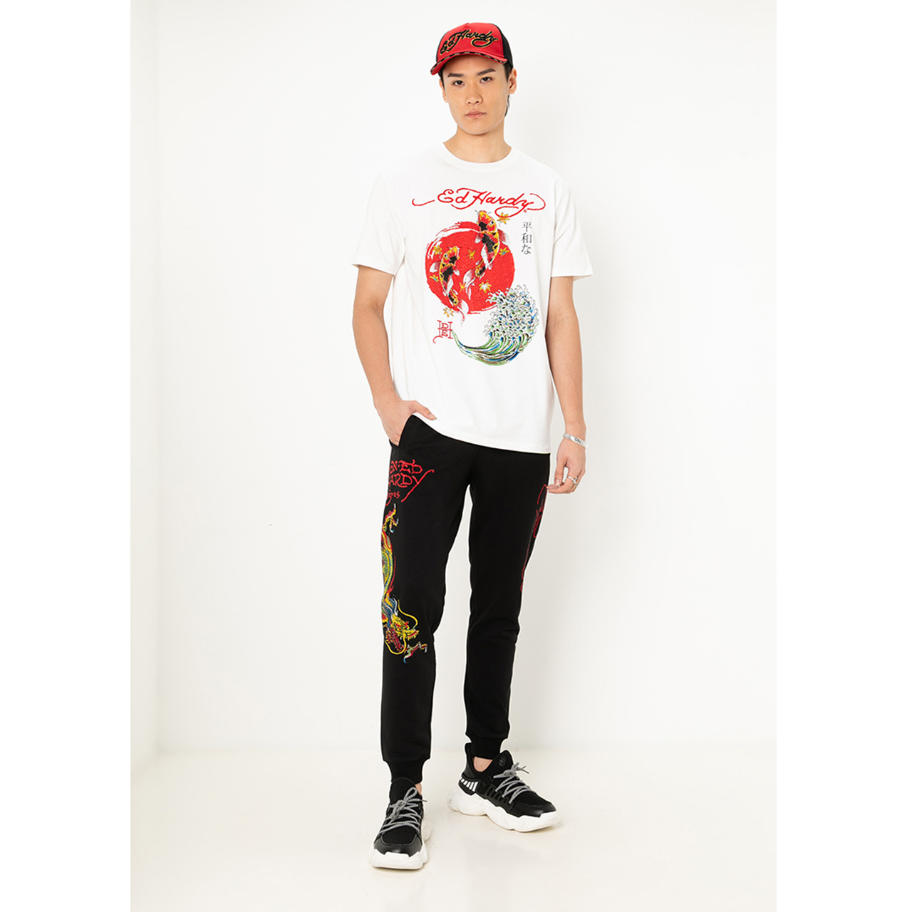 Ed Hardy Fortune Sun Koi Regular Tee