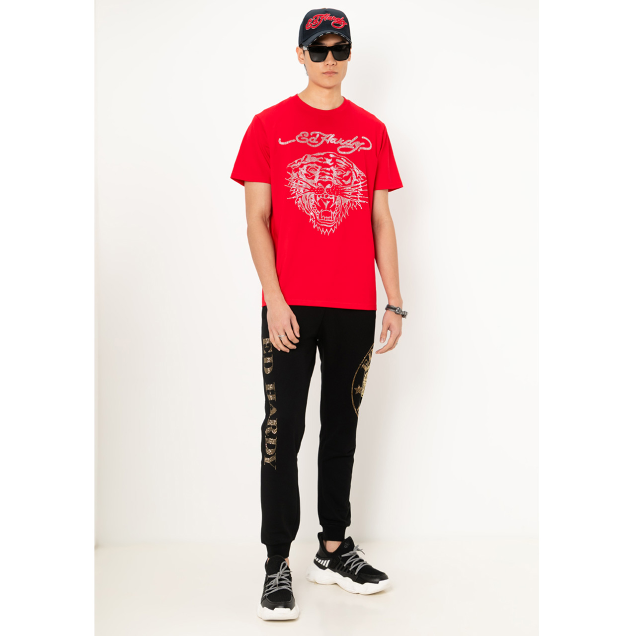 Ed Hardy Crystal Classic Tiger Regular Tee