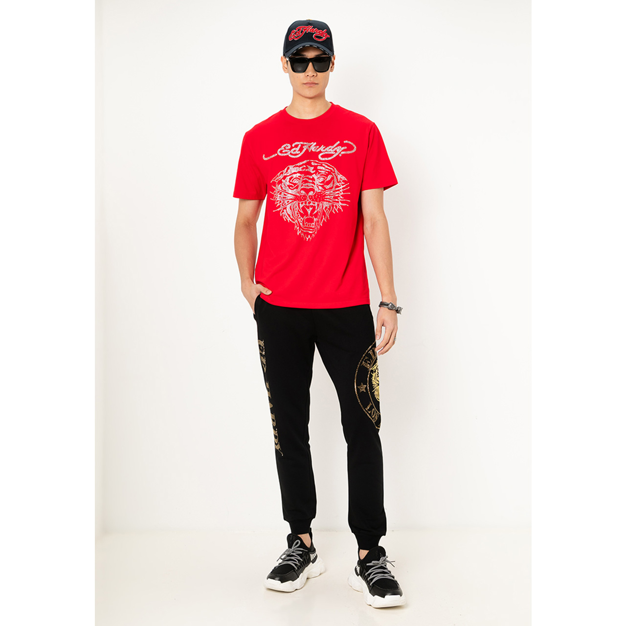 Ed Hardy Crystal Classic Tiger Regular Tee