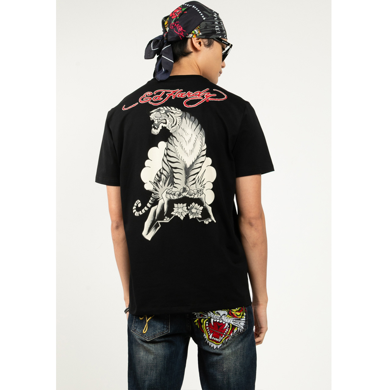 Ed Hardy Rising Sun Tiger Regular Tee