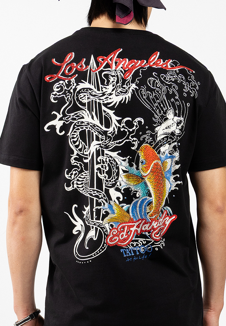 Koi Dragon Regular Tee - Men