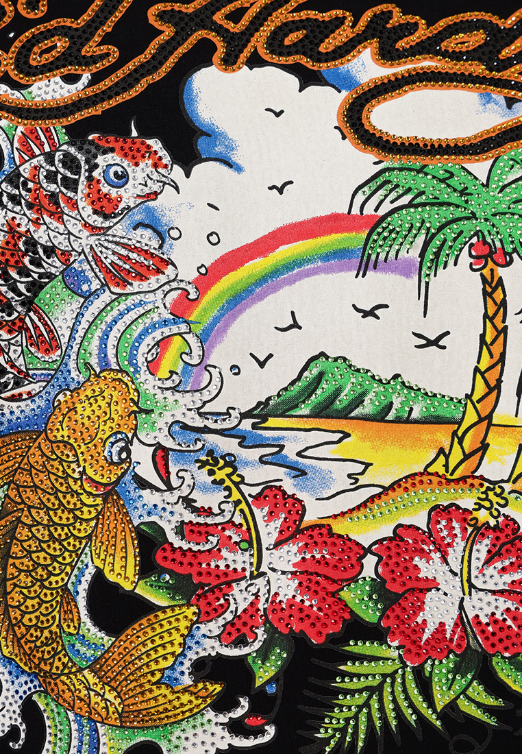 Paradise Koi Regular Tee - Men-Ed Hardy Asia