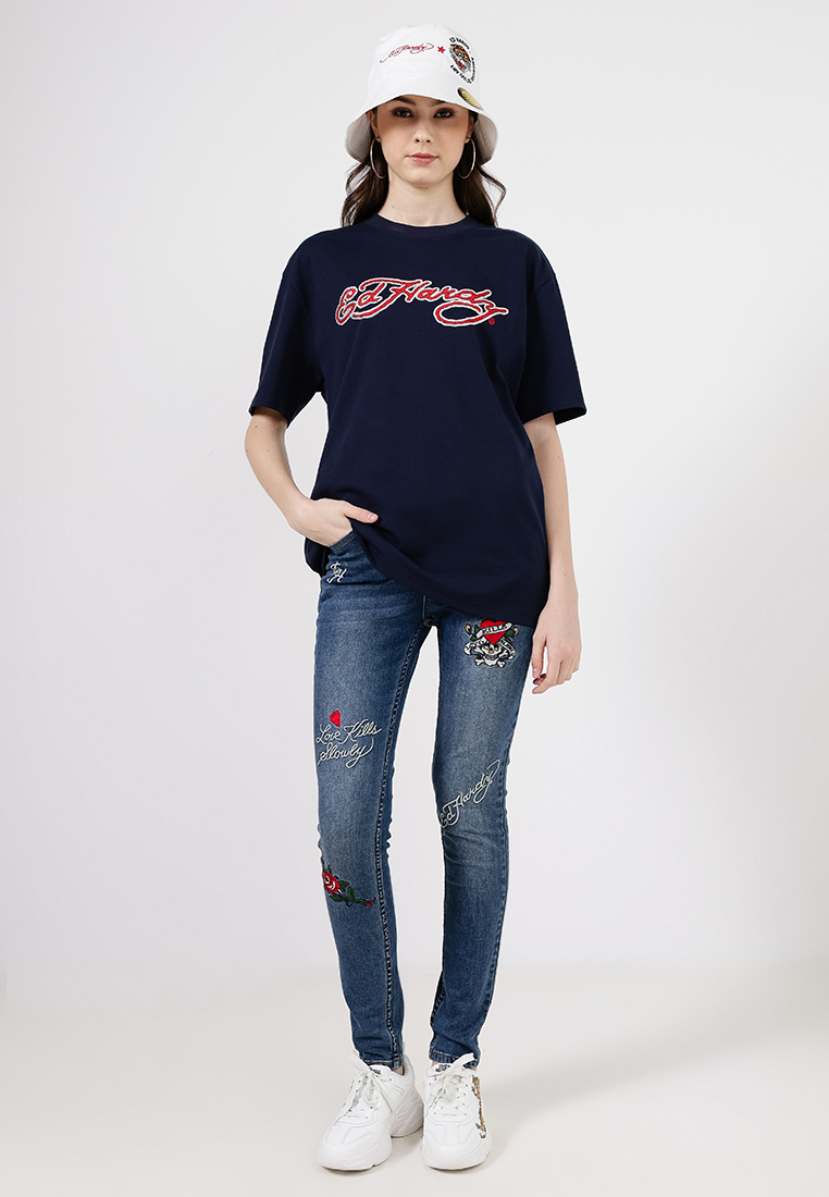 Blossom Flower Koi Oversized Tee