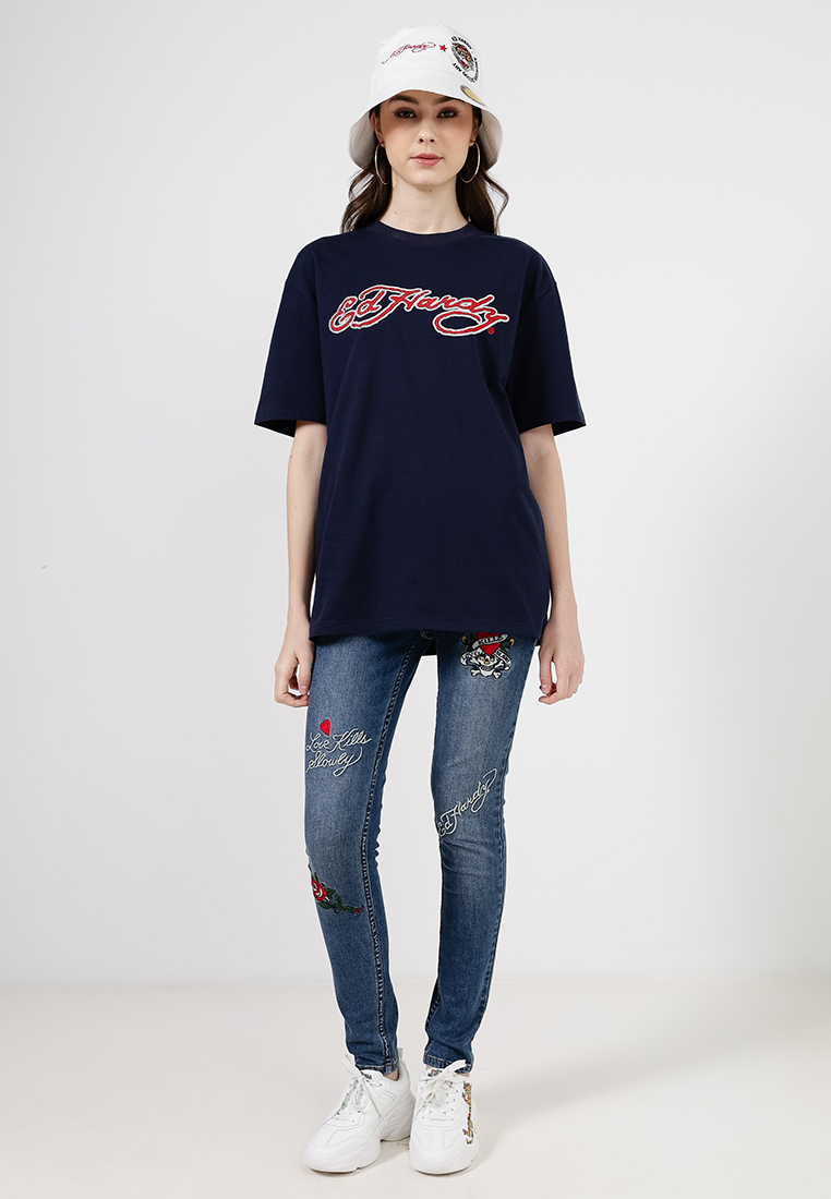 Blossom Flower Koi Oversized Tee