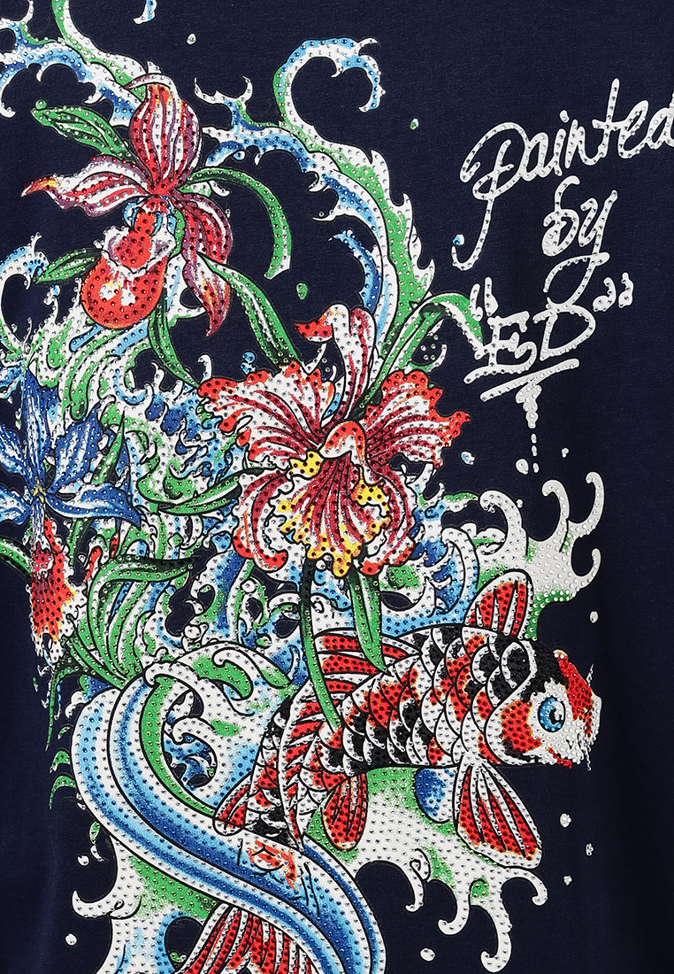 Blossom Flower Koi Oversized Tee