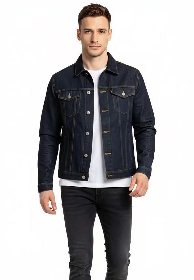 Ed Hardy Brave Hearts Eagle Denim Jacket 