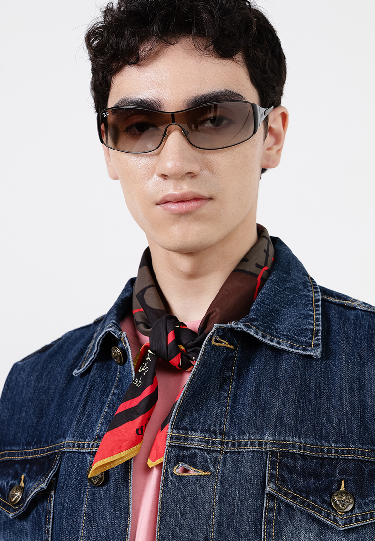 Ed Hardy Brave Hearts Eagle Denim Jacket 