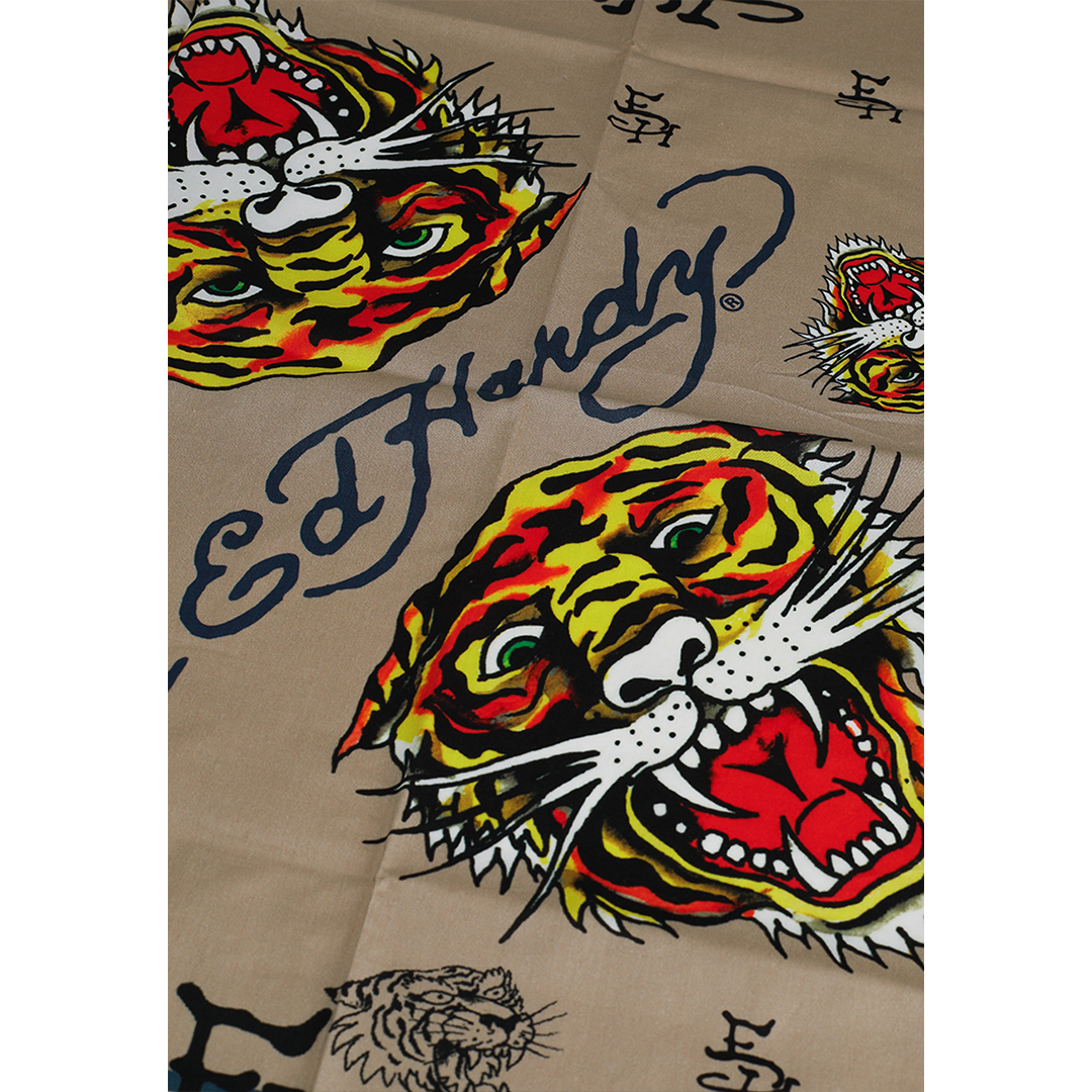 Signature Tiger Cotton Bandana-Ed Hardy Asia