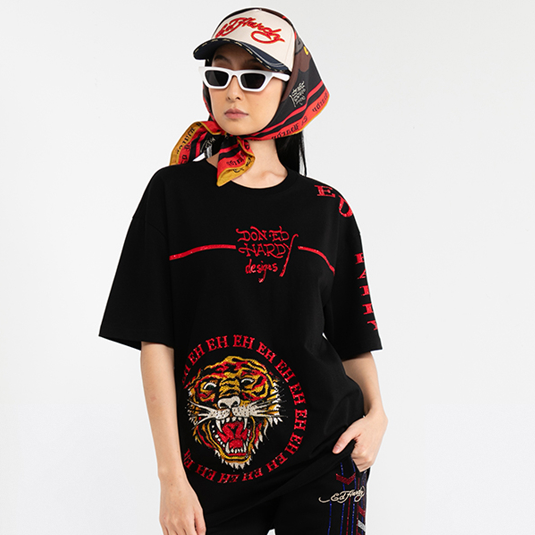 L.K.S Skull Cotton Bandana-Ed Hardy Asia