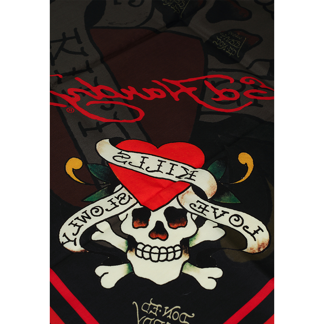 L.K.S Skull Cotton Bandana-Ed Hardy Asia