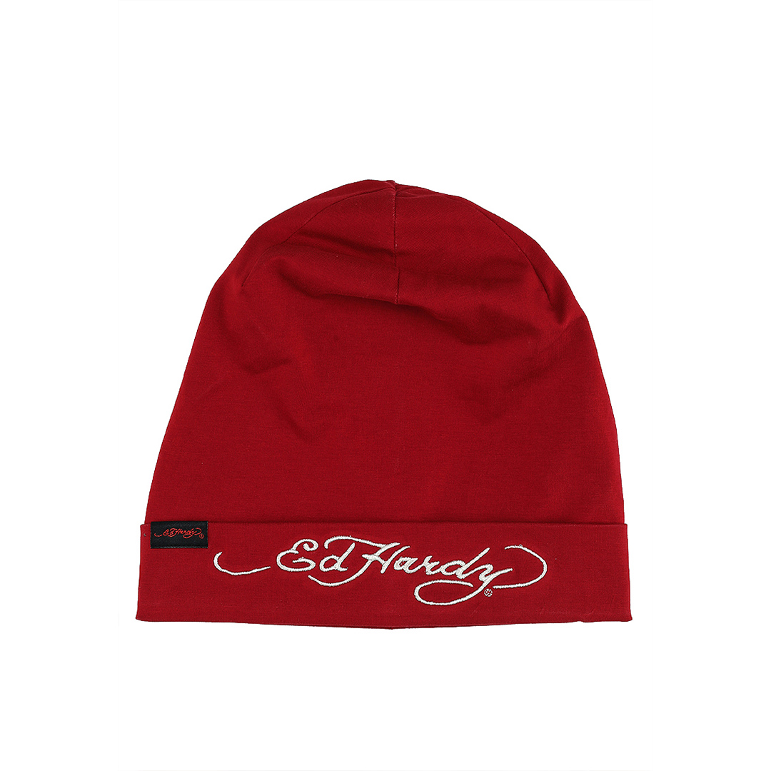 Signature Beanie Hat-Ed Hardy Asia