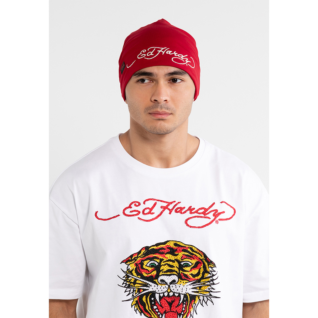 Signature Beanie Hat-Ed Hardy Asia