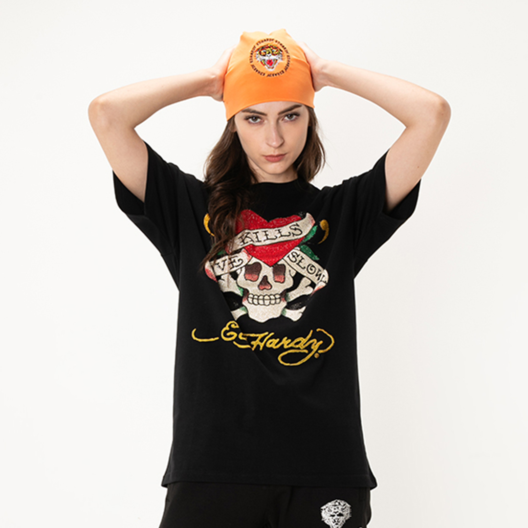 Signature Beanie Hat-Ed Hardy Asia