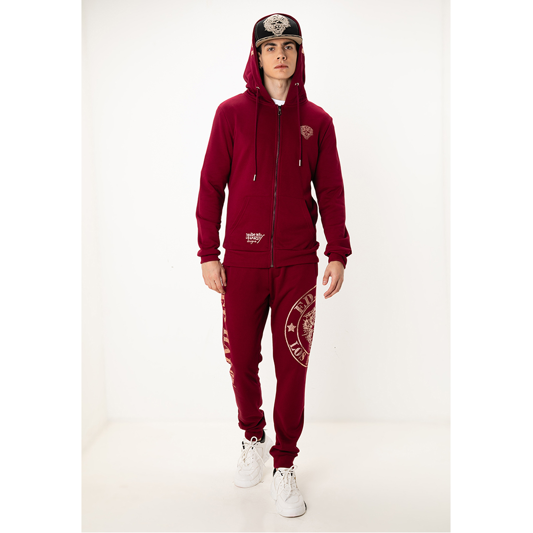 L.A Tiger Unisex Hoodie Jacket-Ed Hardy Asia