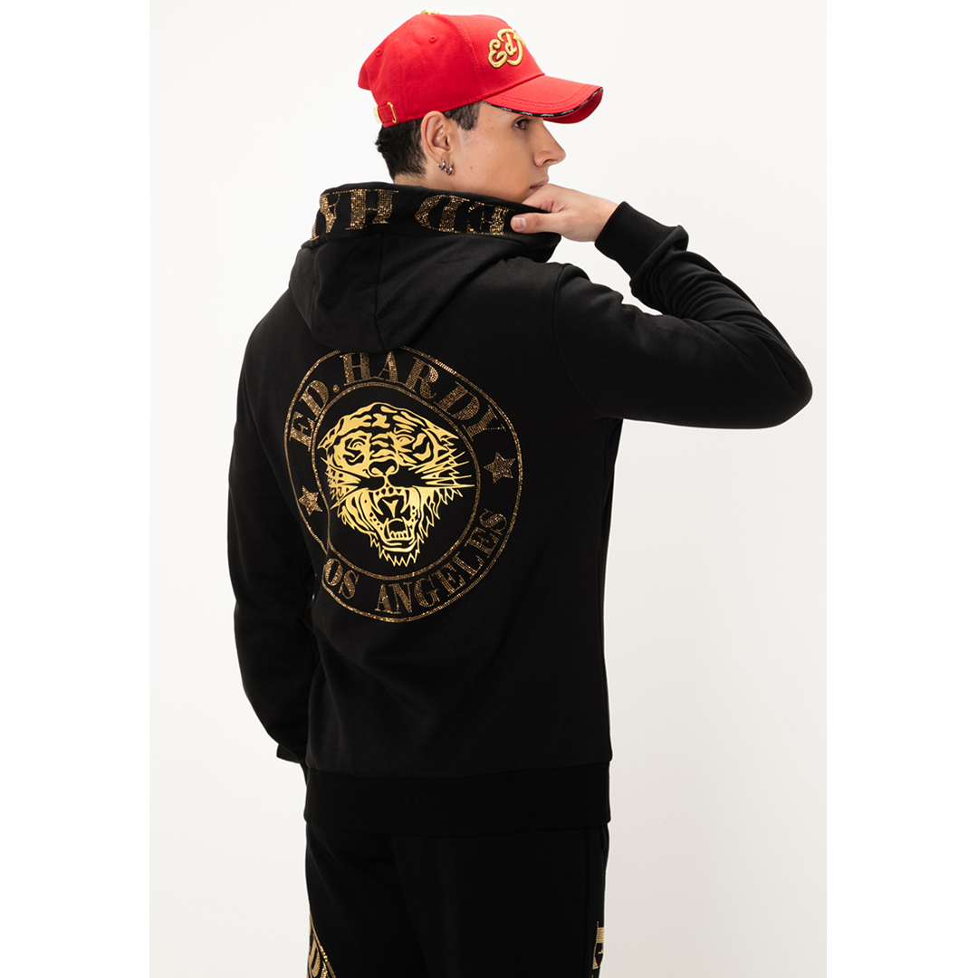 L.A Tiger Zipper Up Hoodie Jacket