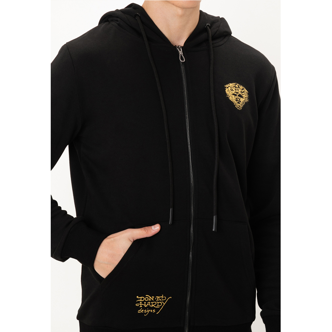 L.A Tiger Zipper Up Hoodie Jacket