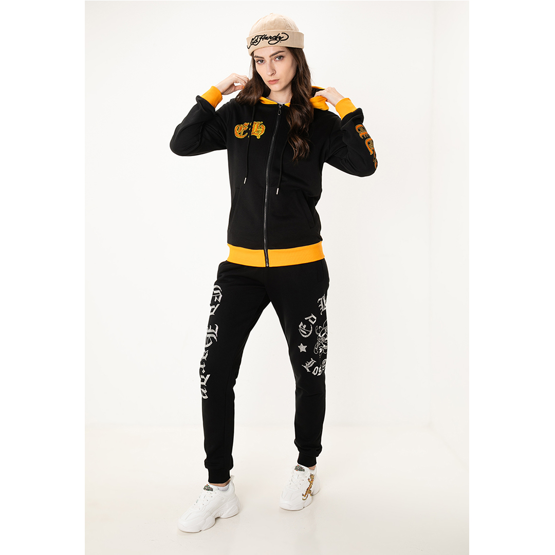 Classic Dragon Unisex Hoodie Jacket-Ed Hardy Asia