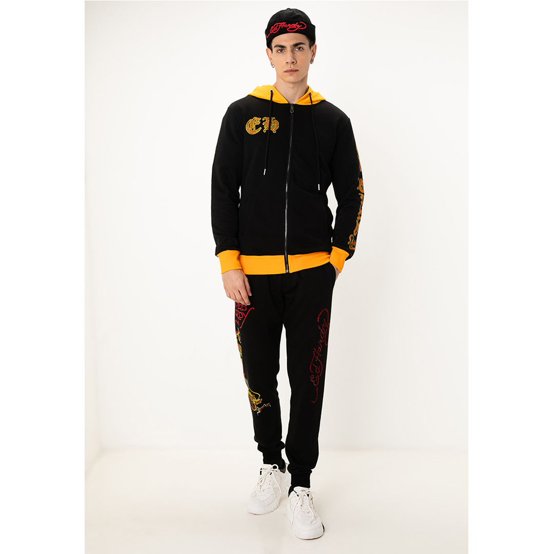 Classic Dragon Unisex Hoodie Jacket-Ed Hardy Asia