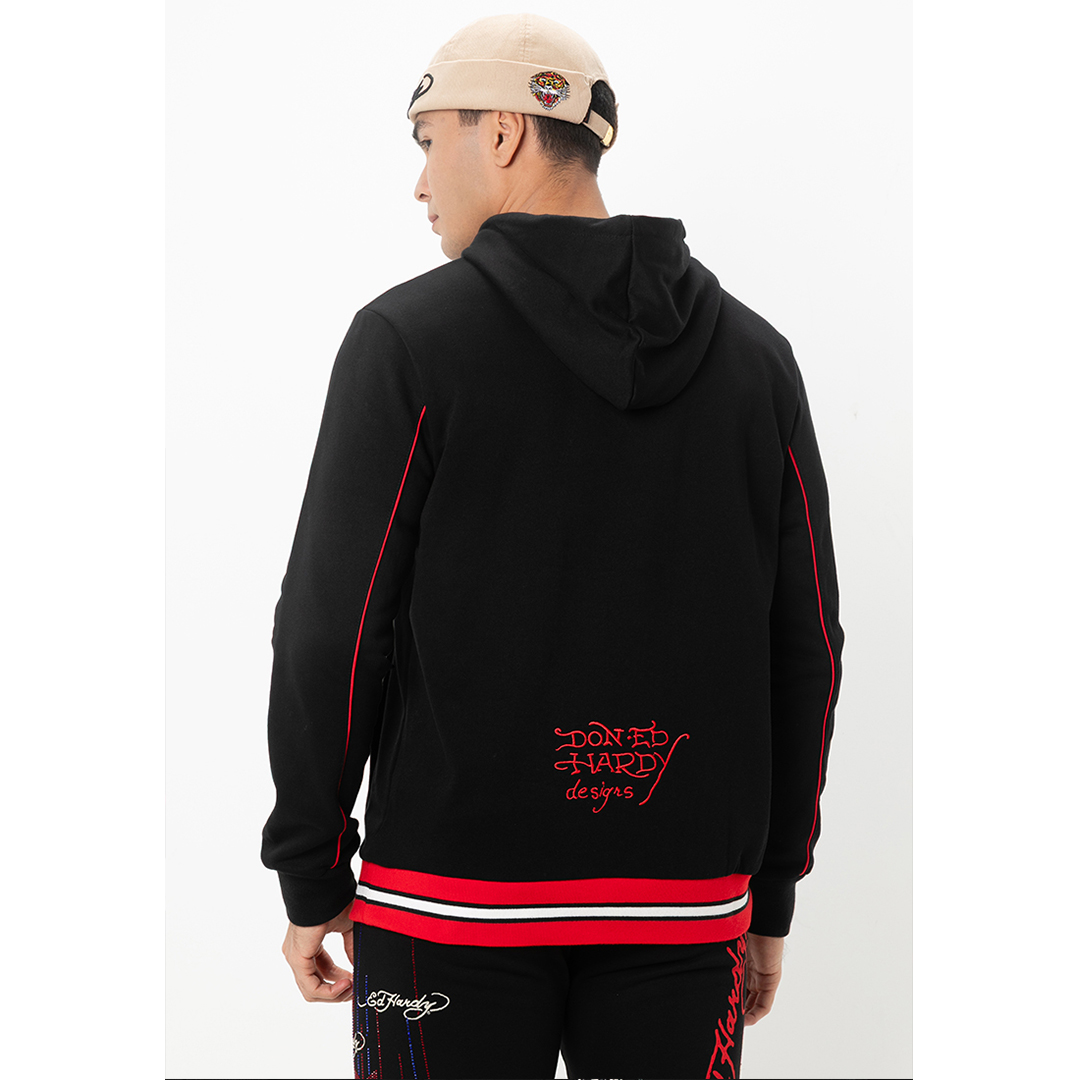 Premium Tiger Unisex Oversized Pullover Hoodie-Ed Hardy Asia