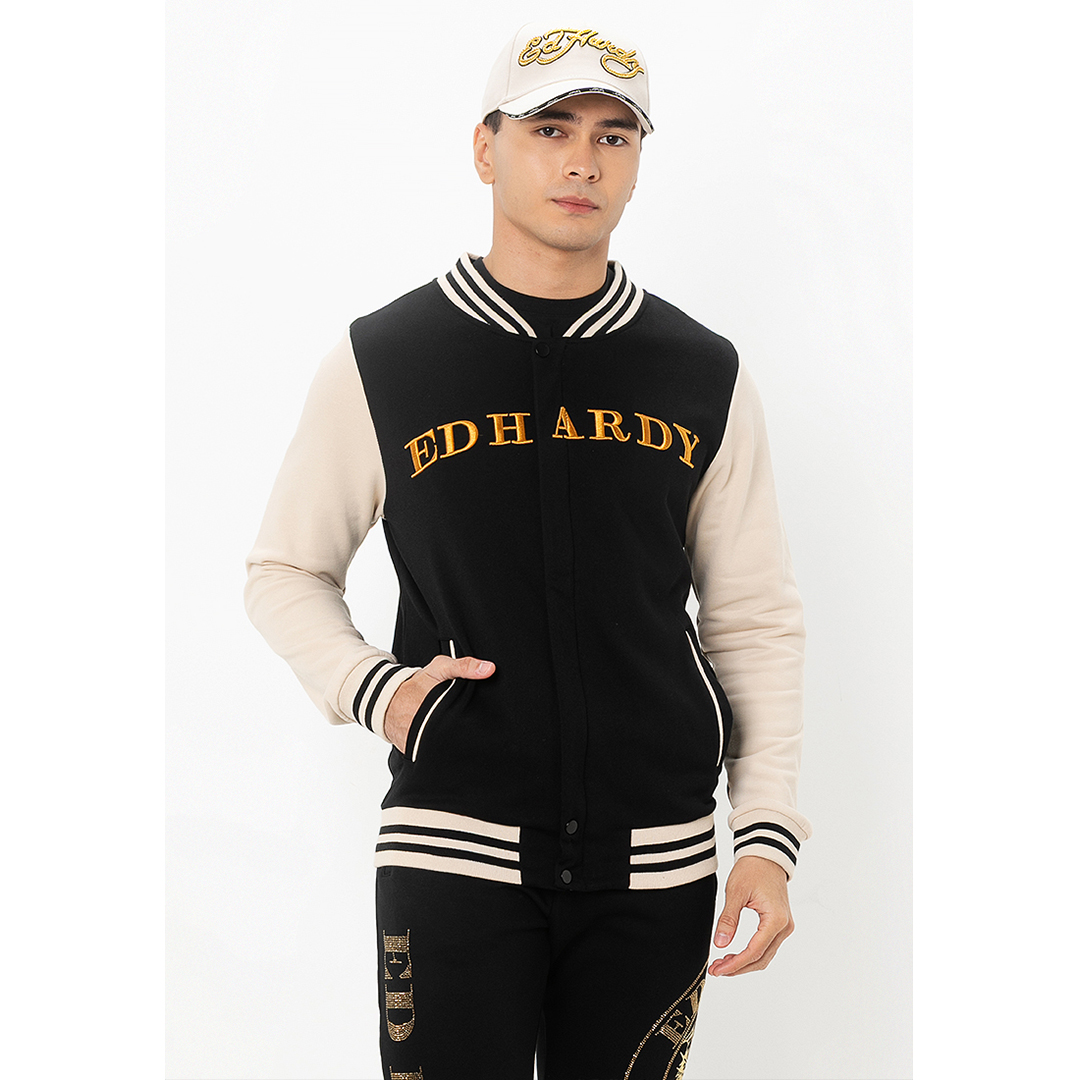 Signature Tiger Unisex Varsity Jacket-Ed Hardy Asia