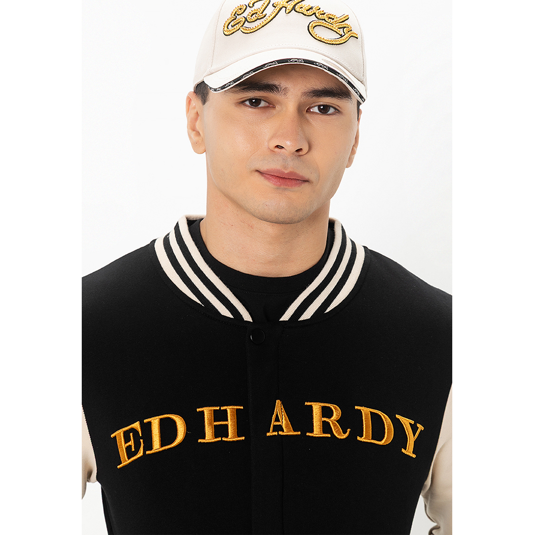 Signature Tiger Unisex Varsity Jacket-Ed Hardy Asia