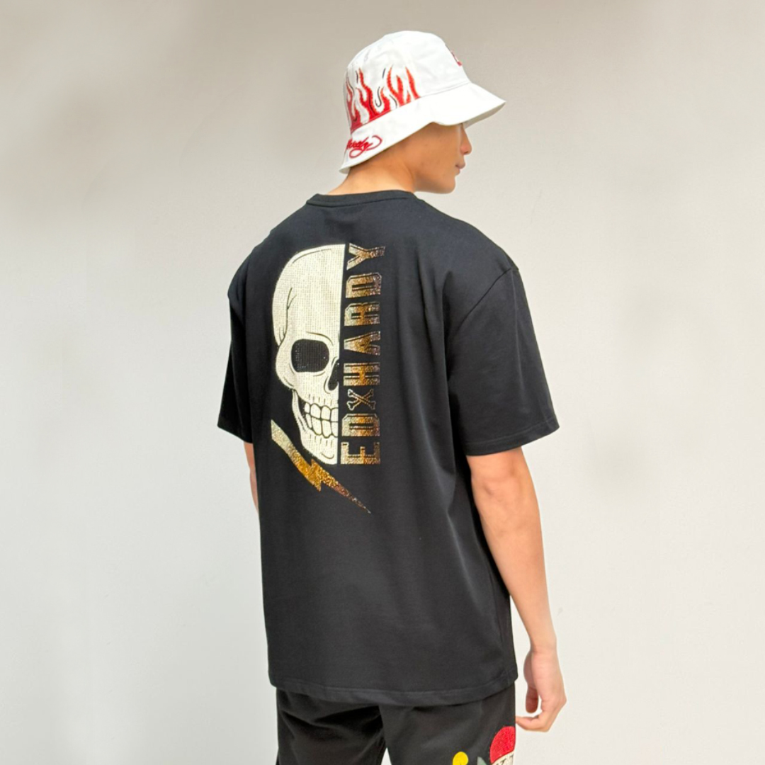 Thunder Skull Unisex Oversized Tee