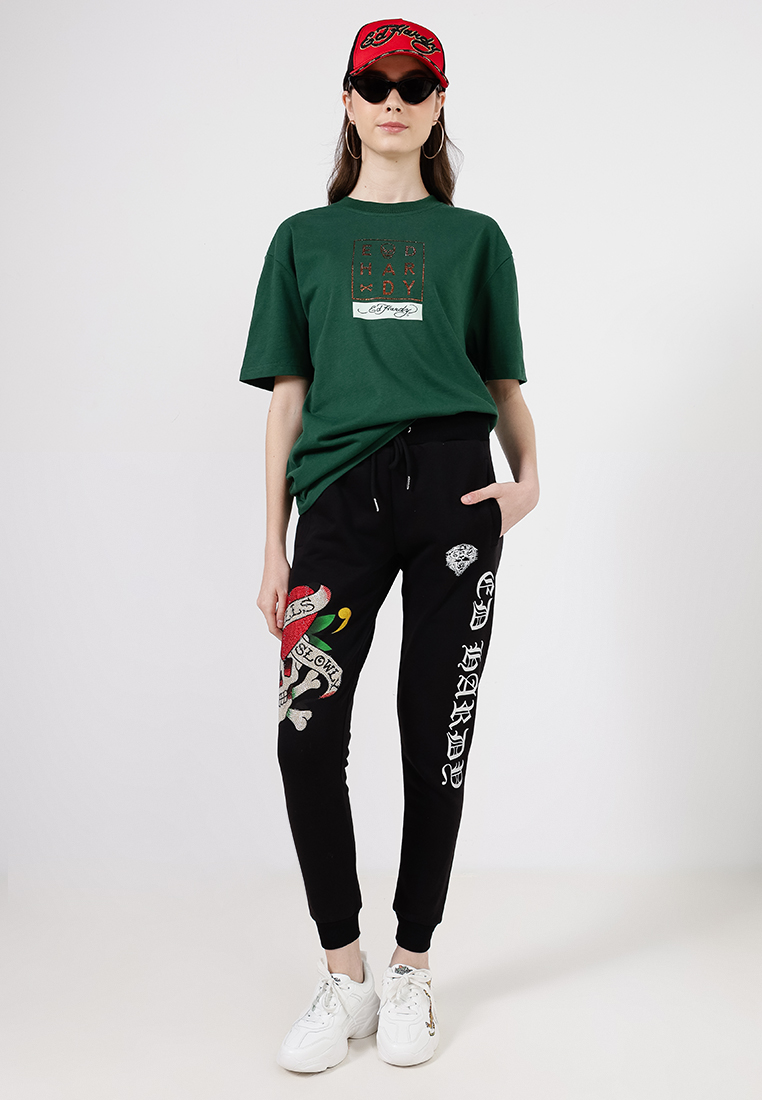 Thunder Skull Oversized Tee - Men-Ed Hardy Asia