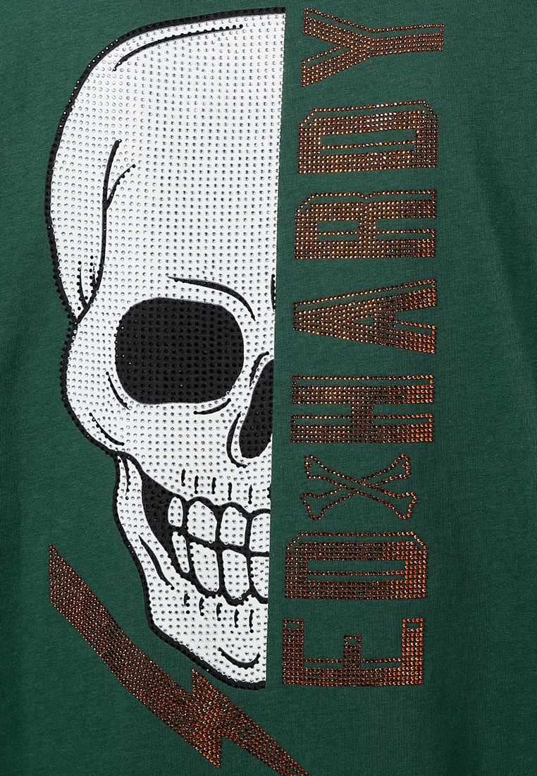 Thunder Skull Oversized Tee - Men-Ed Hardy Asia