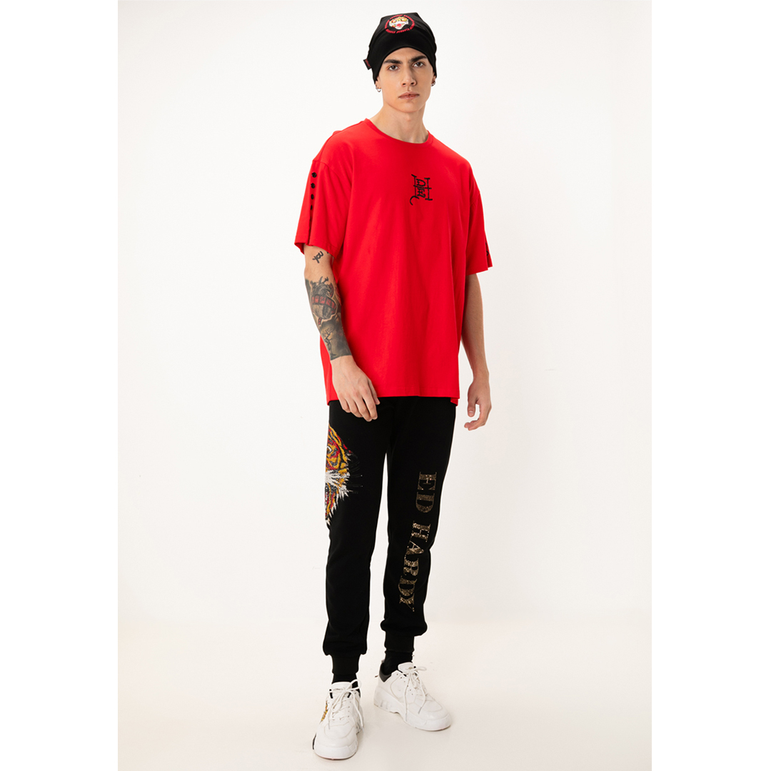 L.A Tiger Unisex Oversized Tee-Ed Hardy Asia