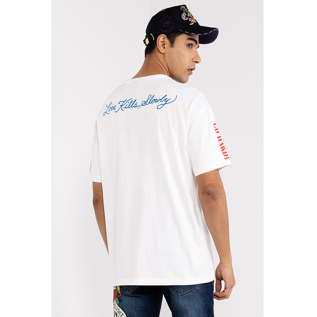 L.K.S Skull Oversized Tee