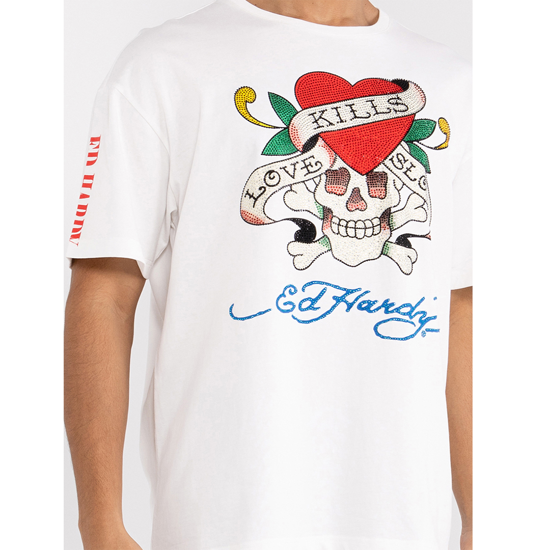 L.K.S Skull Oversized Tee