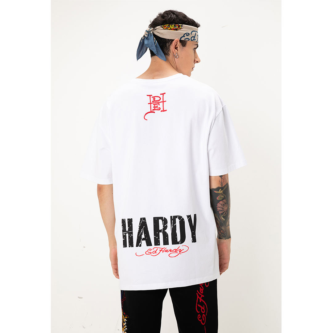 Signature Tiger Unisex Oversized Tee-Ed Hardy Asia