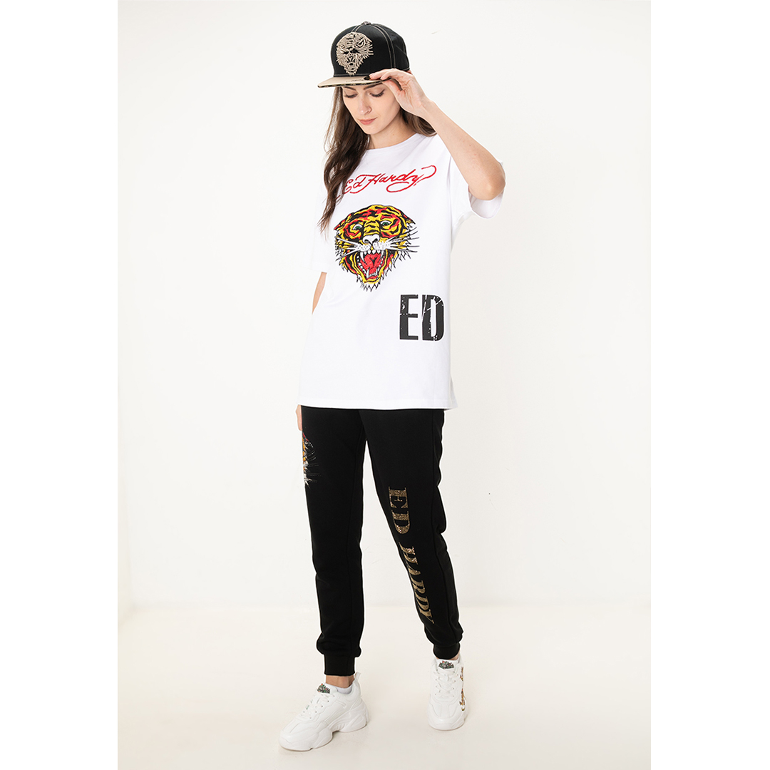 Signature Tiger Unisex Oversized Tee-Ed Hardy Asia