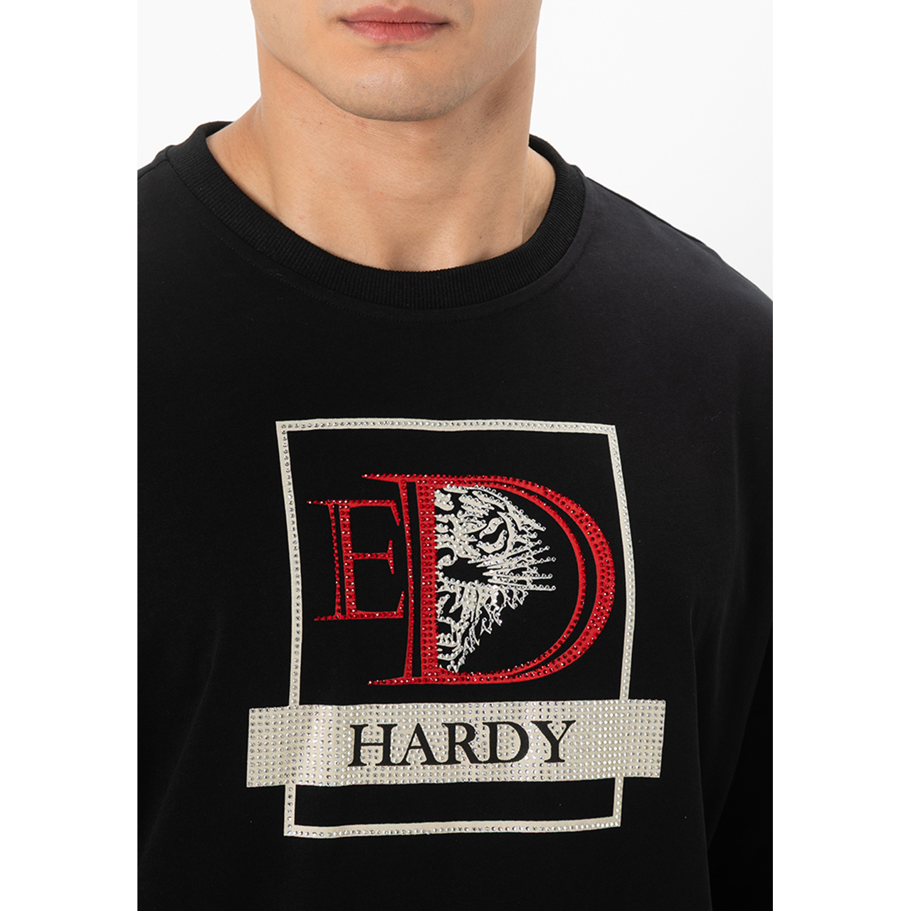 Thunder Tiger Unisex Oversized Tee-Ed Hardy Asia