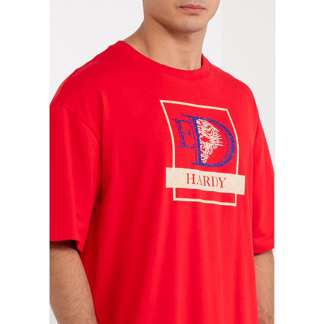 Thunder Tiger Unisex Oversized Tee-Ed Hardy Asia