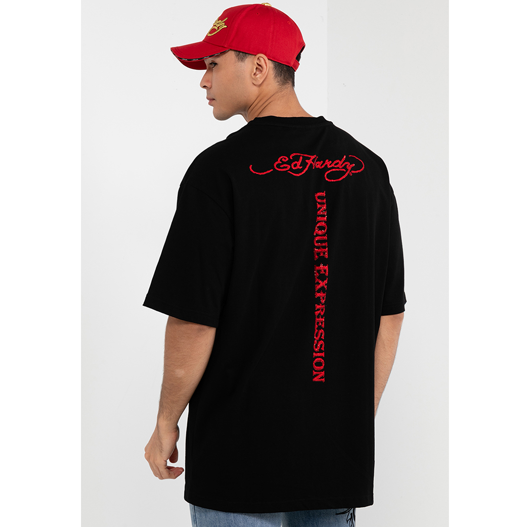 Unique Tiger Unisex Oversized Tee-Ed Hardy Asia