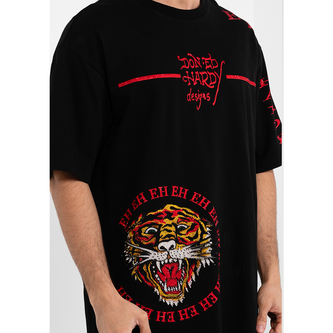 Unique Tiger Unisex Oversized Tee-Ed Hardy Asia