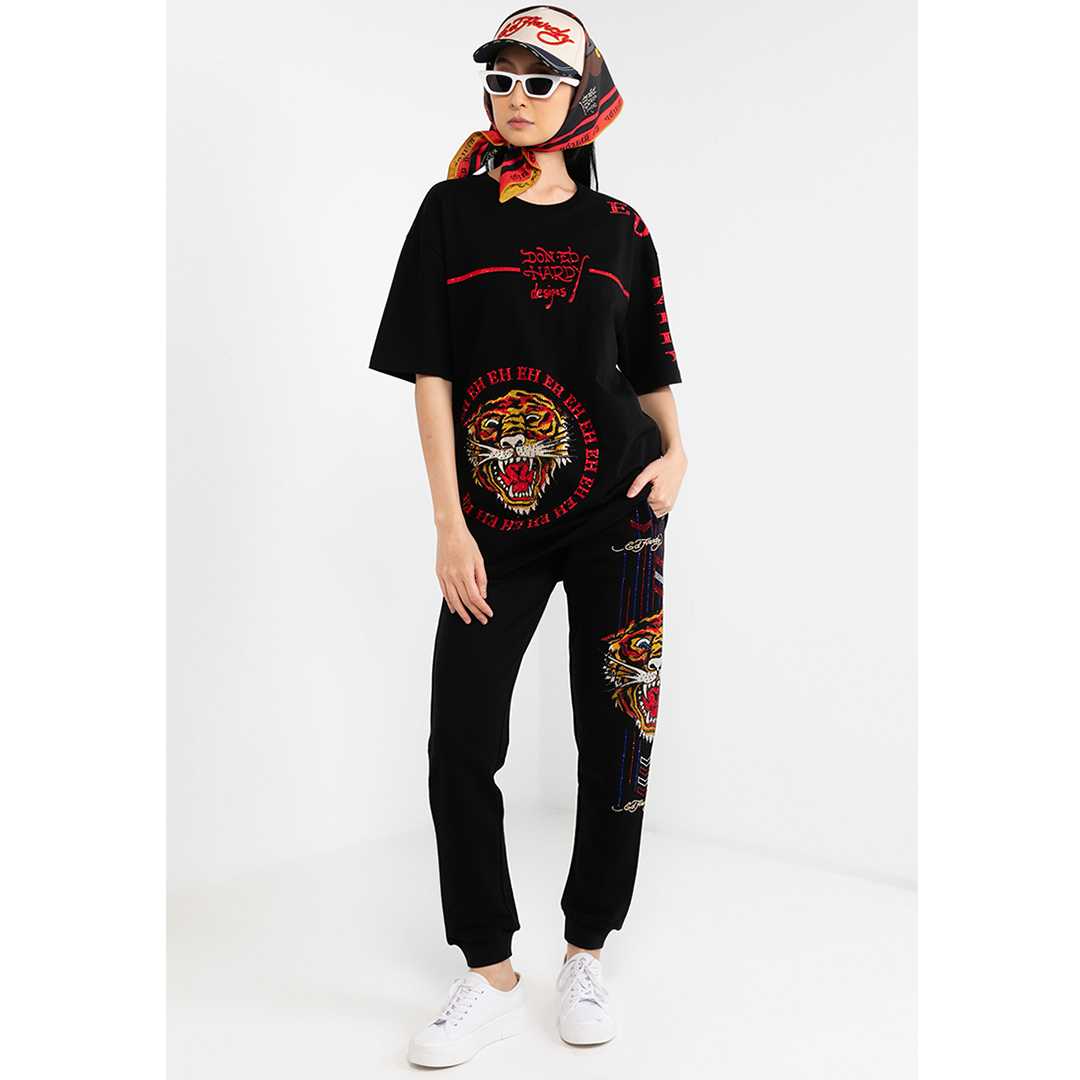 Unique Tiger Unisex Oversized Tee-Ed Hardy Asia