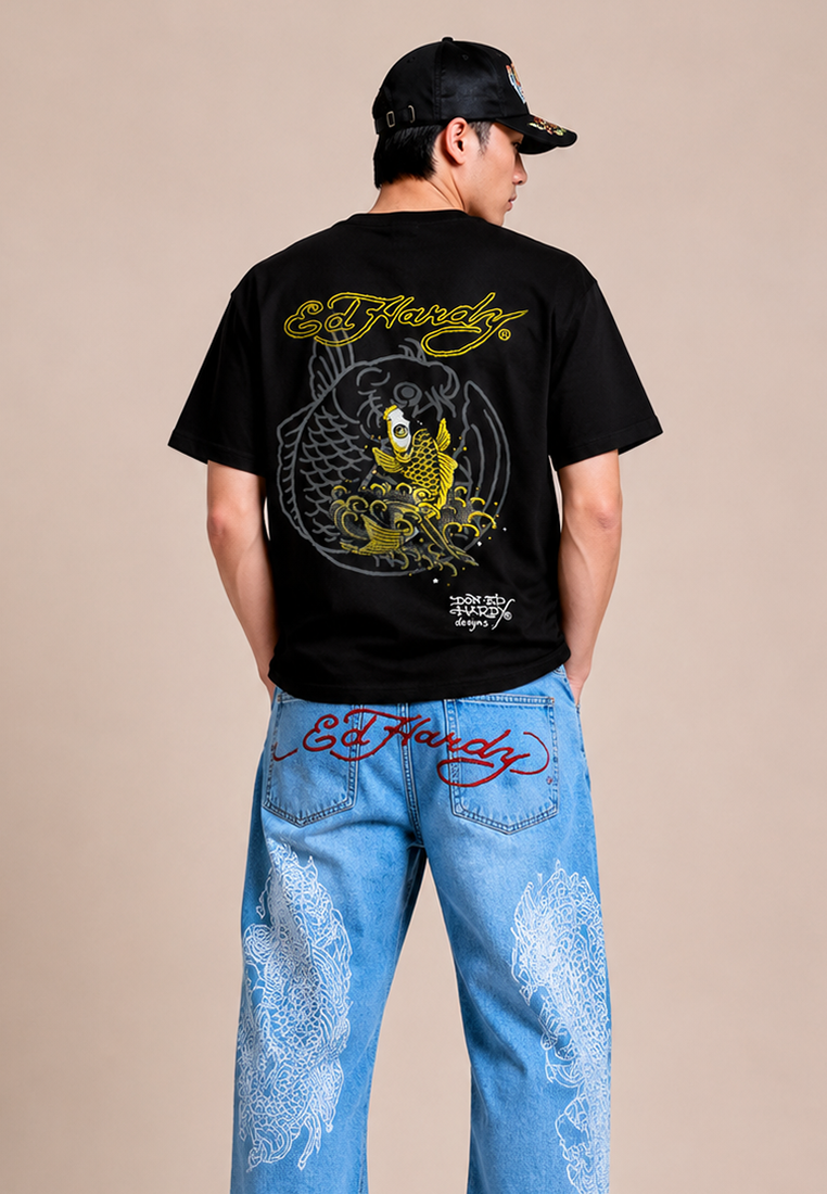 Japanese Sun Koi Oversized Tee