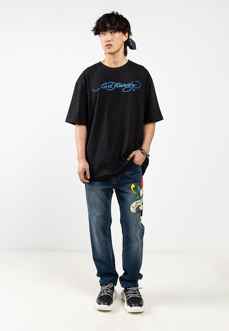 Japanese Sun Koi Unisex Oversized Tee