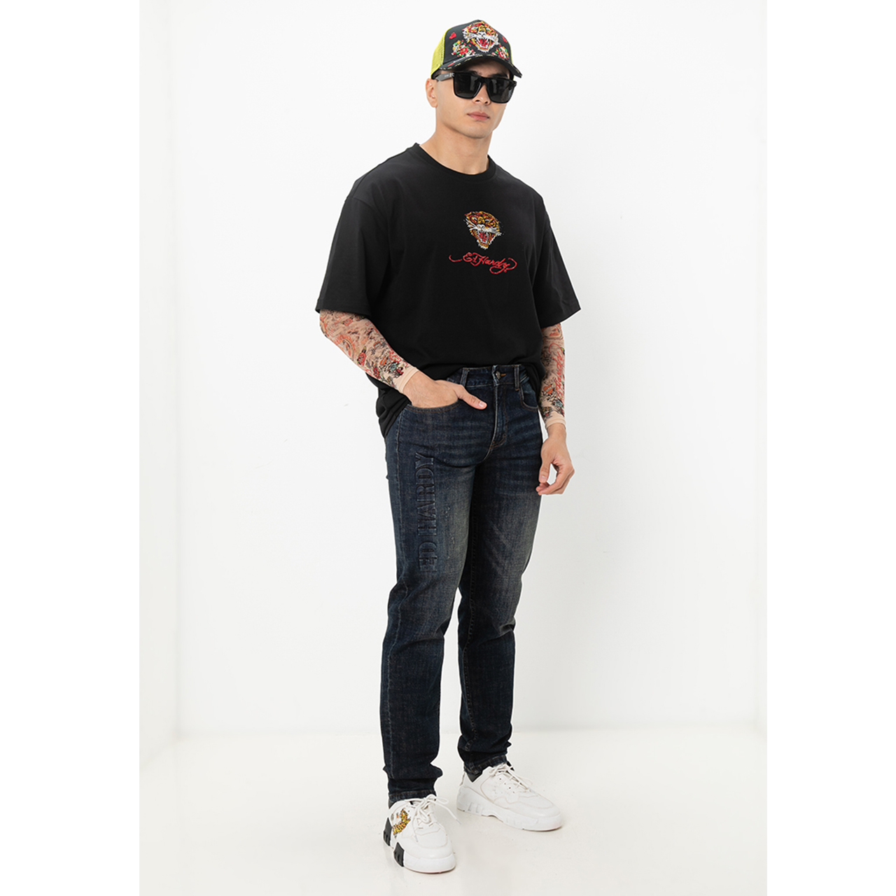 Original Tiger Unisex Oversized Tee-Ed Hardy Asia