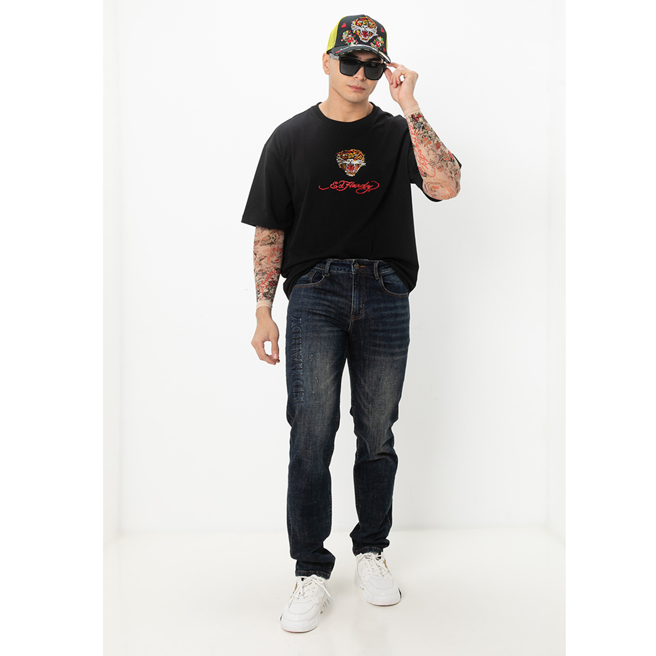 Original Tiger Unisex Oversized Tee-Ed Hardy Asia