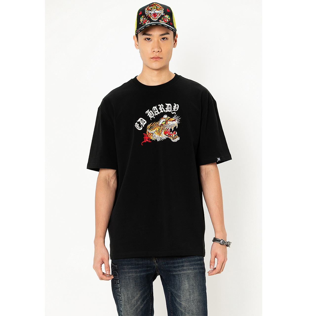 Ed Hardy Champion Tiger Oversized Tee