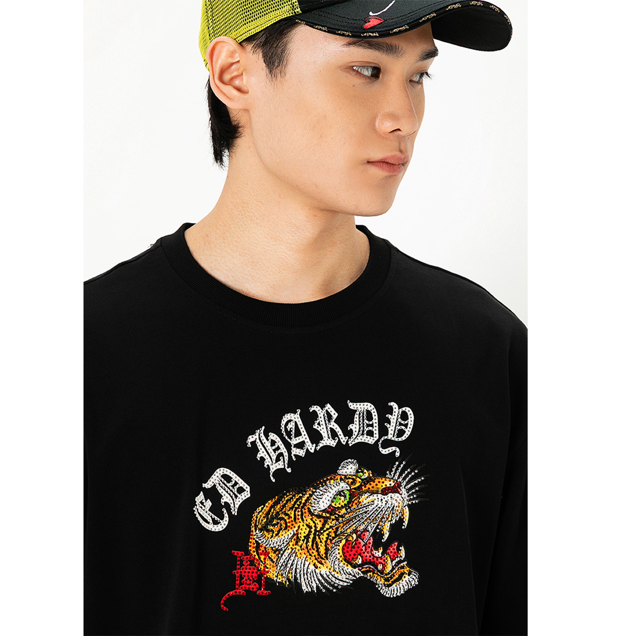 Ed Hardy Champion Tiger Oversized Tee